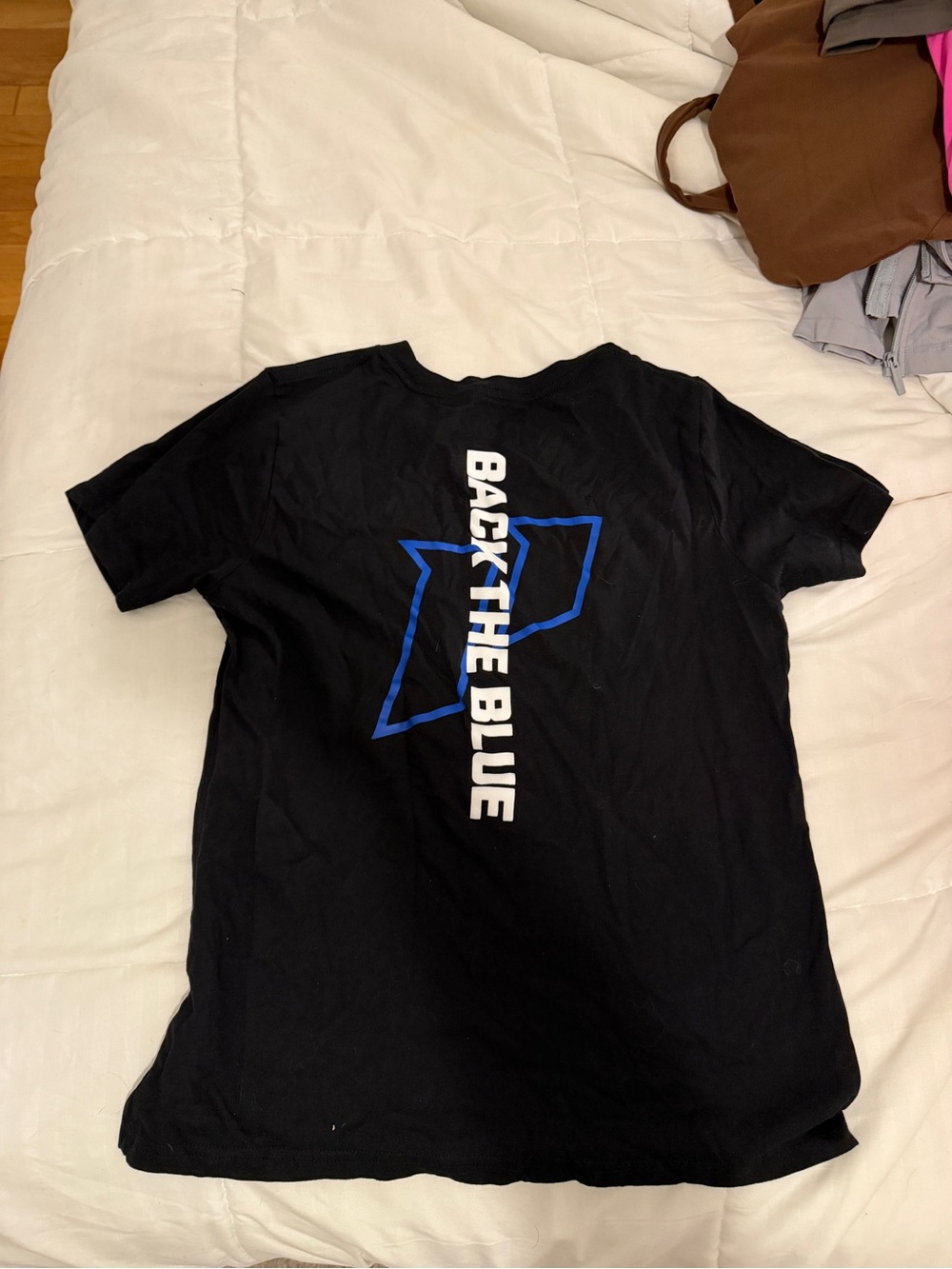 1st Phorm "Back the Blue" Graphic Tee with Blue Accent